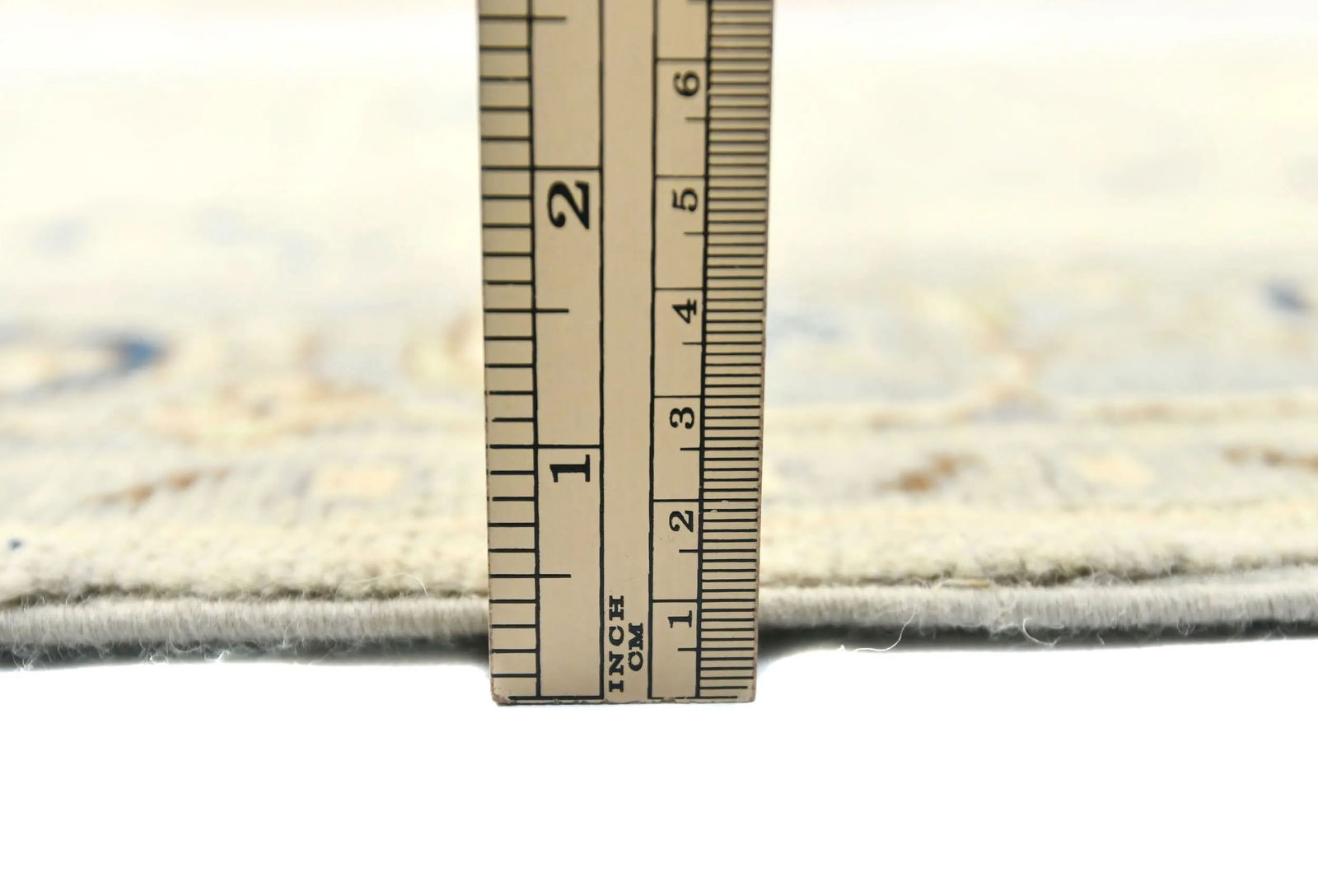 Muted Gray Geometric 4X6 Heriz Serapi Oriental Rug - 10