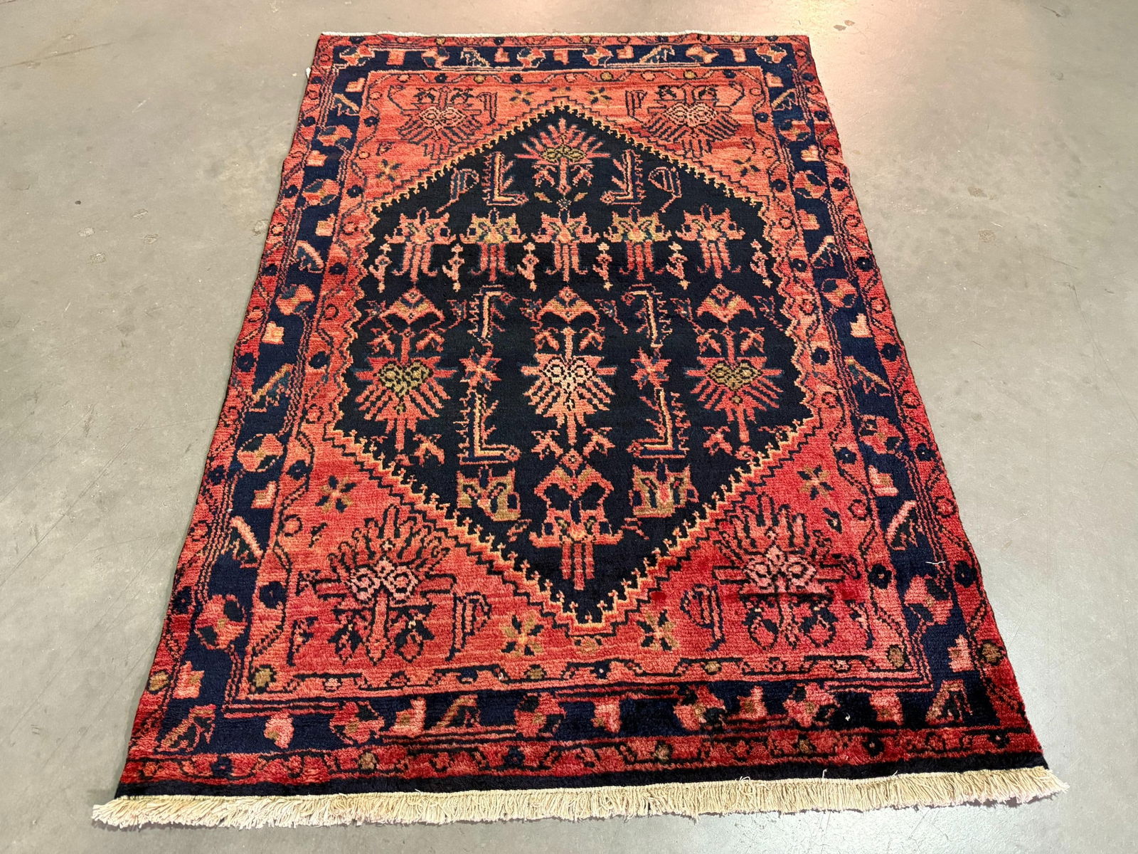 Magnificent Persian Hamedan 3.7x5.2 - 2