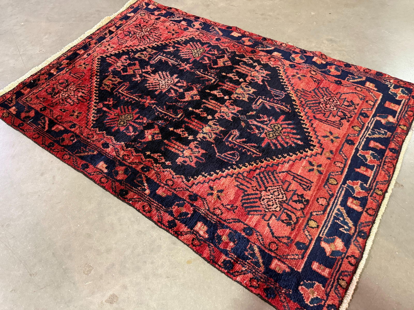 Magnificent Persian Hamedan 3.7x5.2 - 3