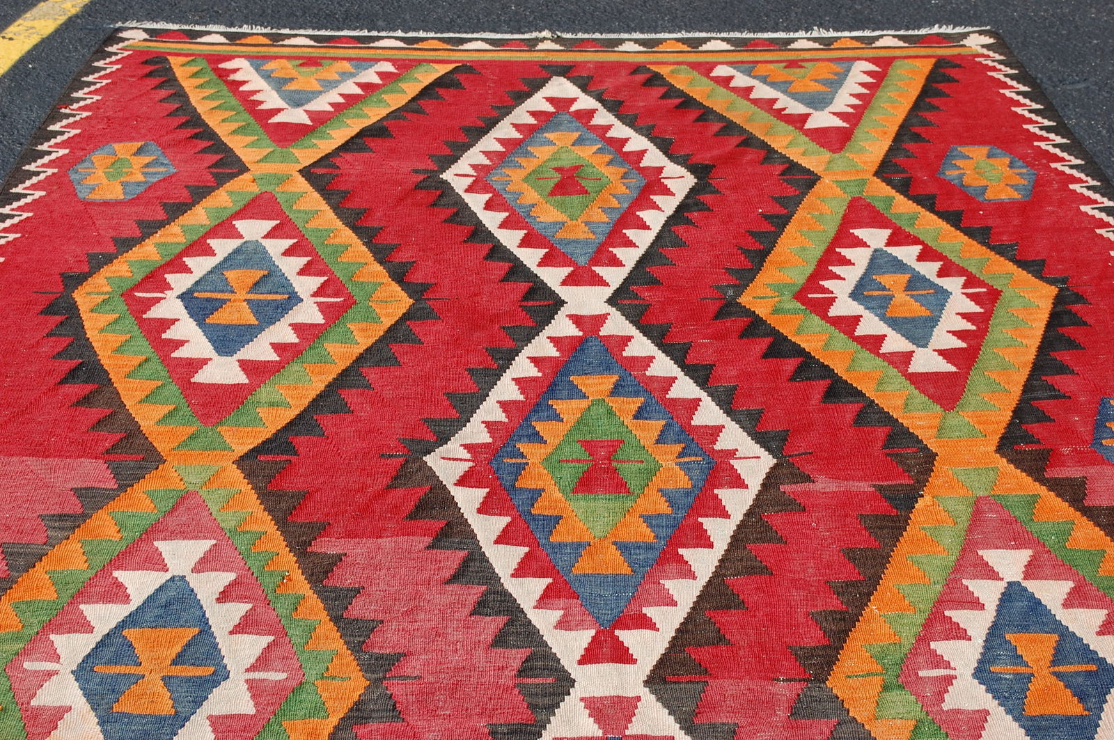 CAUCASIAN KILIM 6.7x13.8 - 2