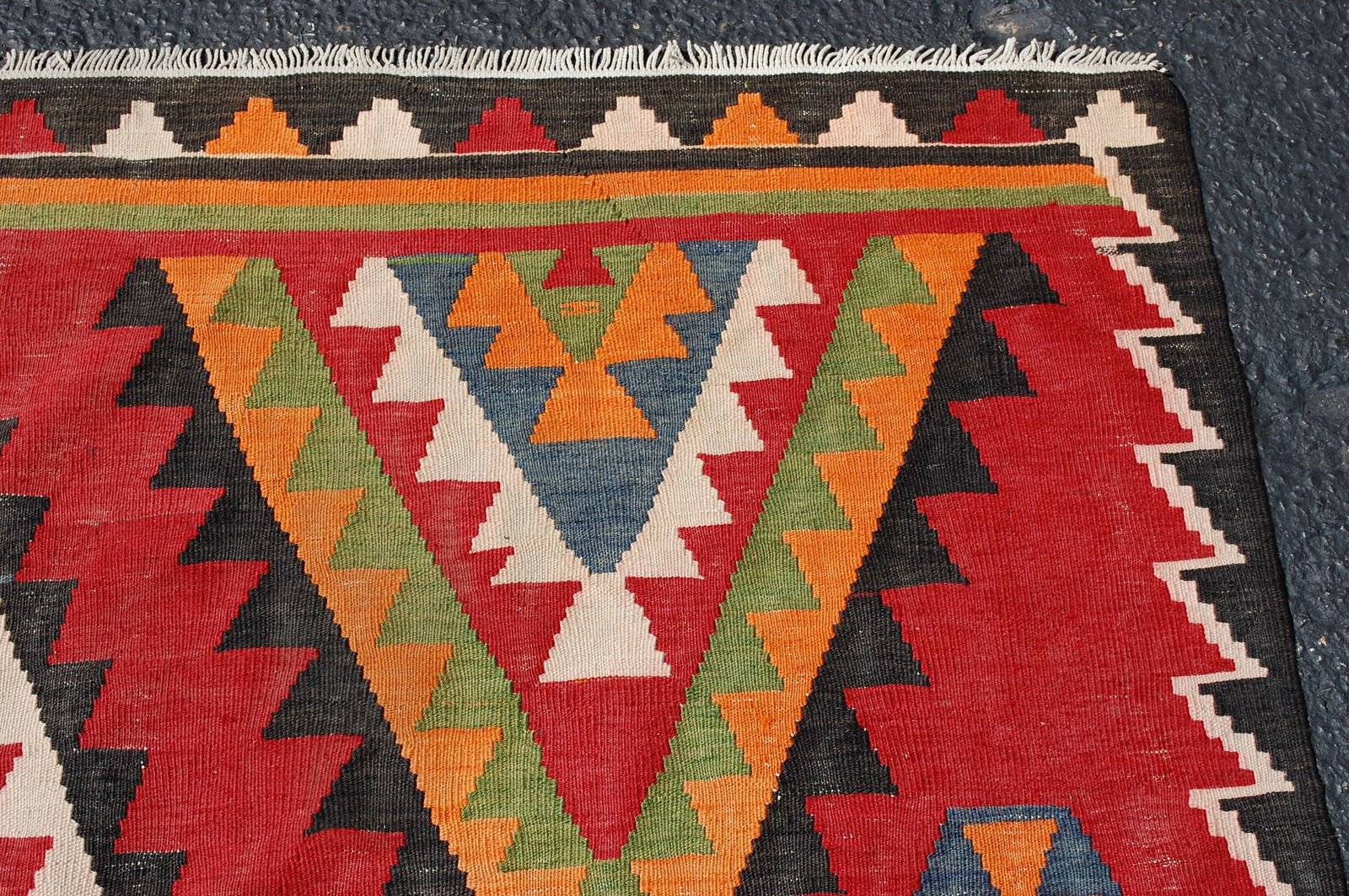 CAUCASIAN KILIM 6.7x13.8 - 6