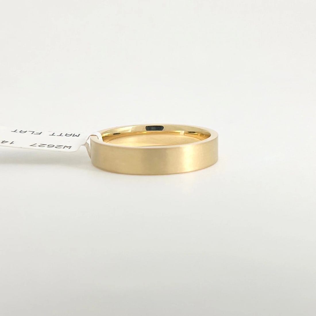 Men's Satin Comfort Fit Wedding Band Ring 14K Yellow Gold, Size 10, 4.5 mm - 6