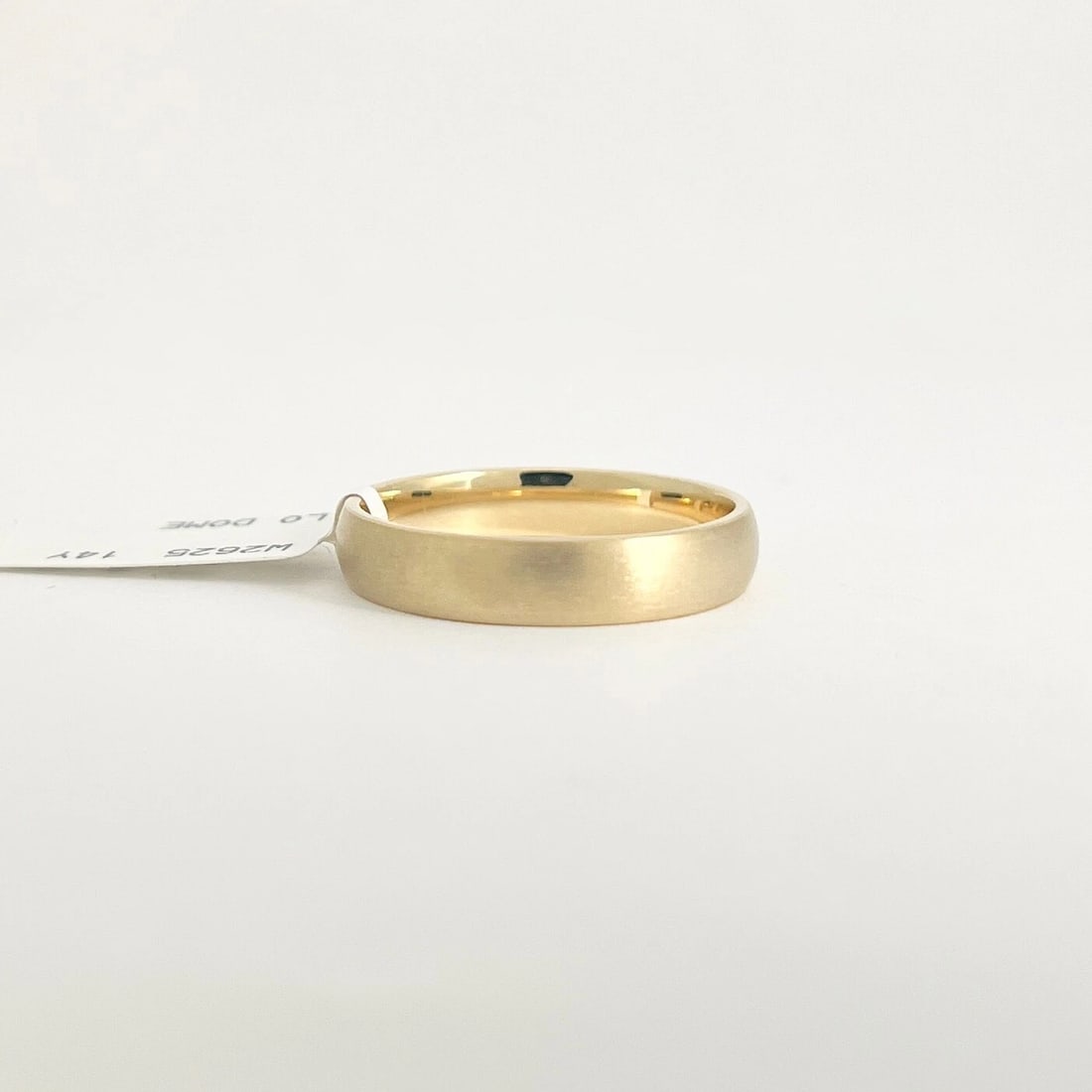 Men's Satin Comfort Fit Wedding Band Ring 14K Yellow Gold, Size 10.5, 4.5 mm - 6