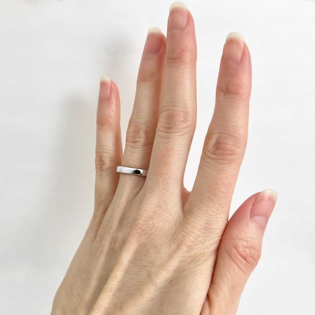 Side-Set Diamond Eternity Ring Wedding Band Platinum, Size 6.25, 1.02 CTW - 6