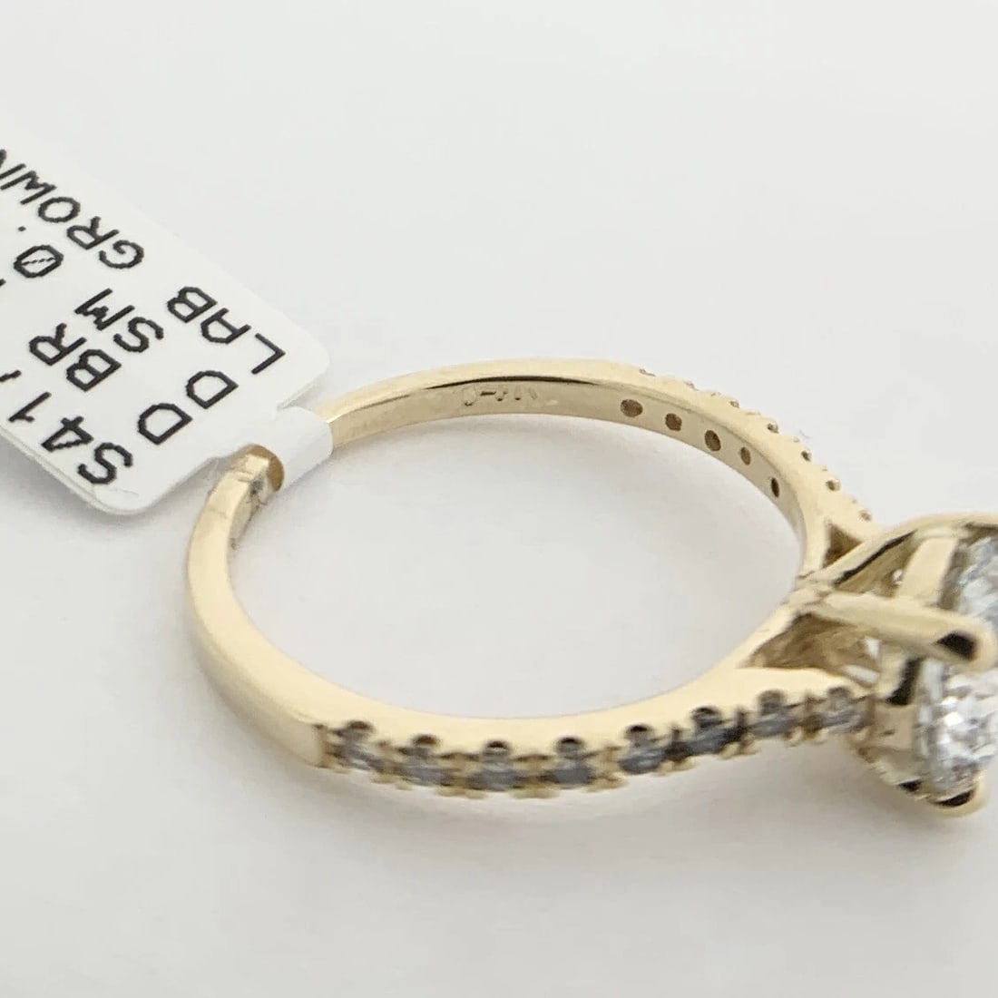 Round Lab-Created Diamond Solitaire Engagement Ring 14K Yellow Gold, 1.20 CTW - 13