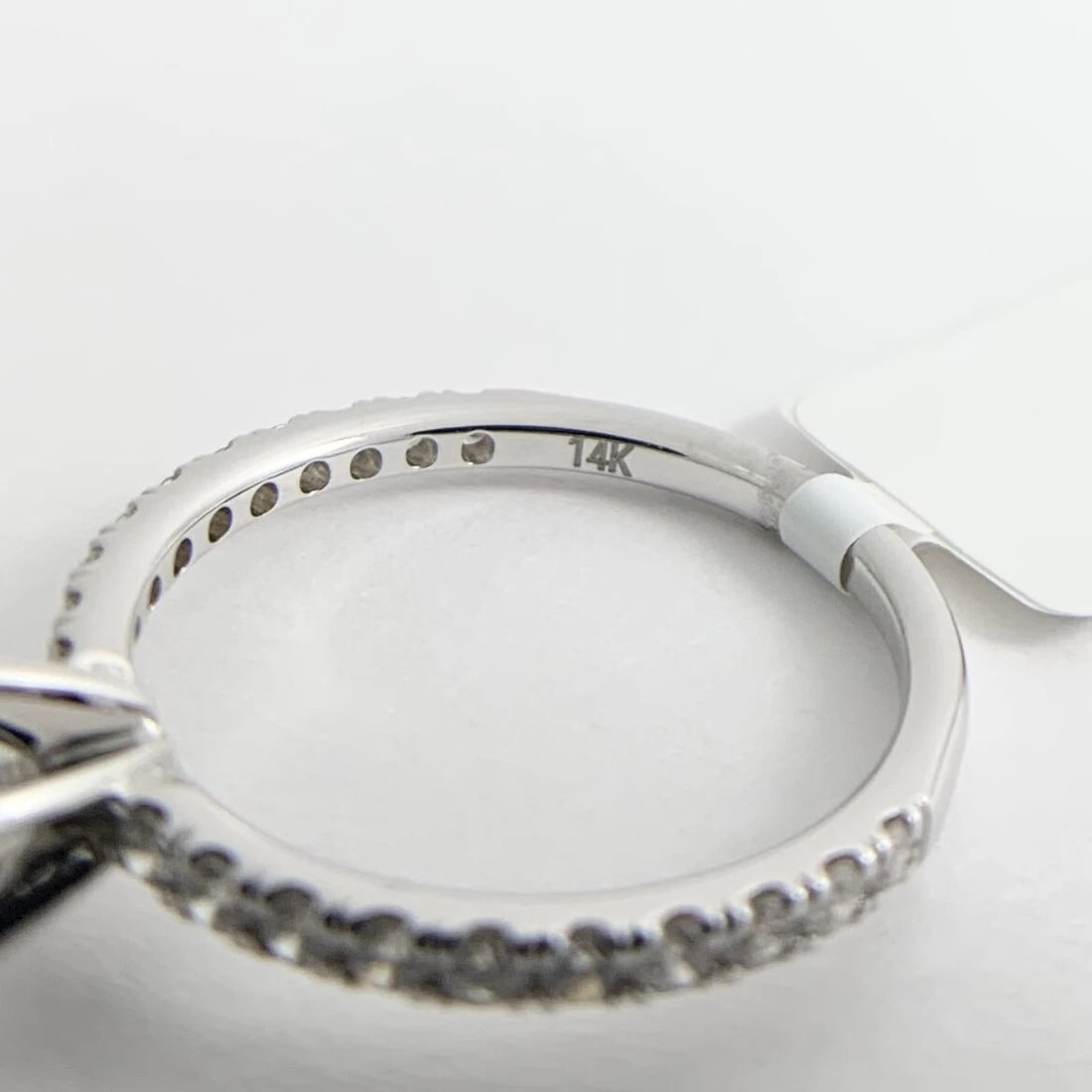 Thin 6-Prong Diamond Engagement Ring Setting Mounting 14K White Gold, .40 CTW - 11