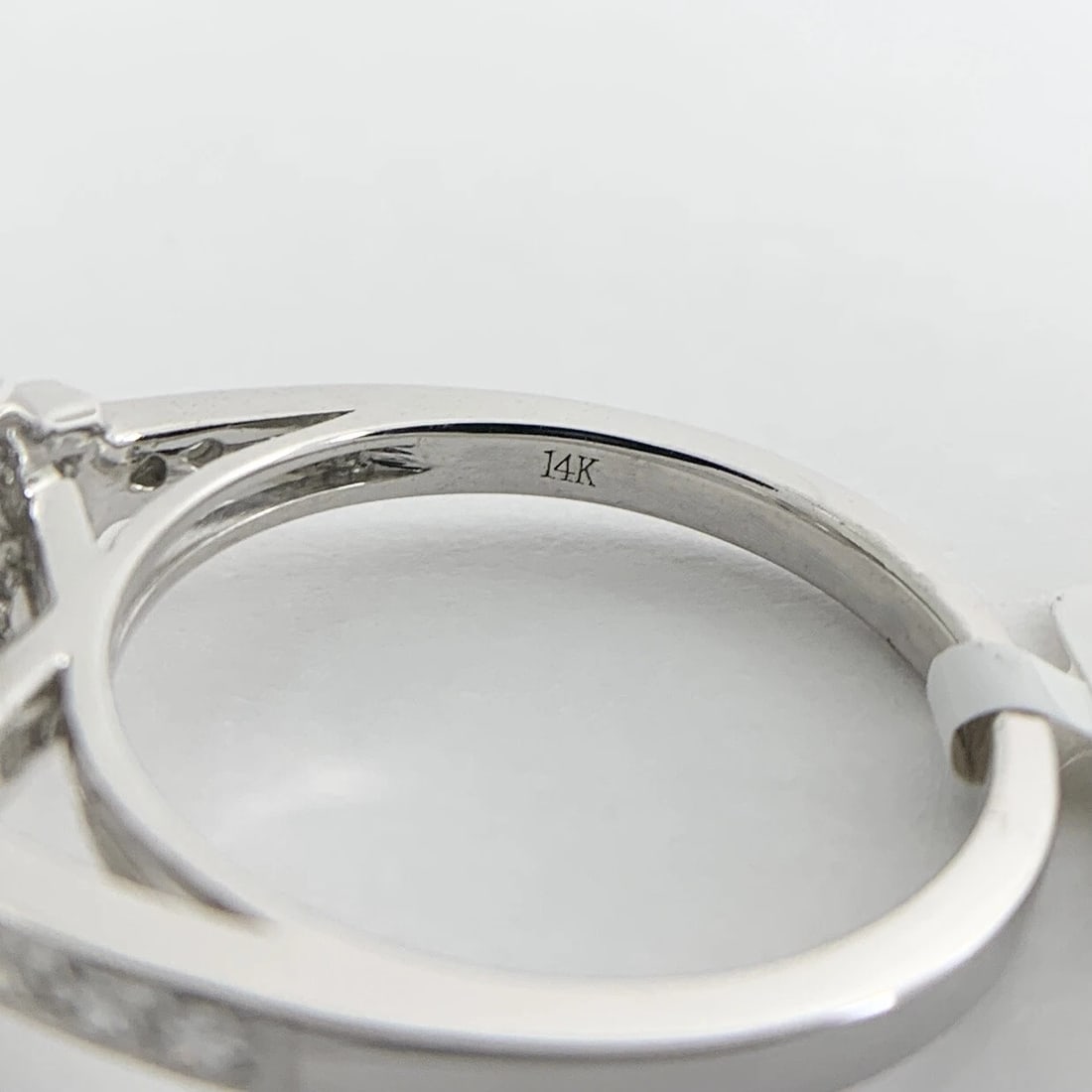 GIA Cushion Halo Princess Diamond Engagement Ring 14K White Gold, 2.06 CTW - 13