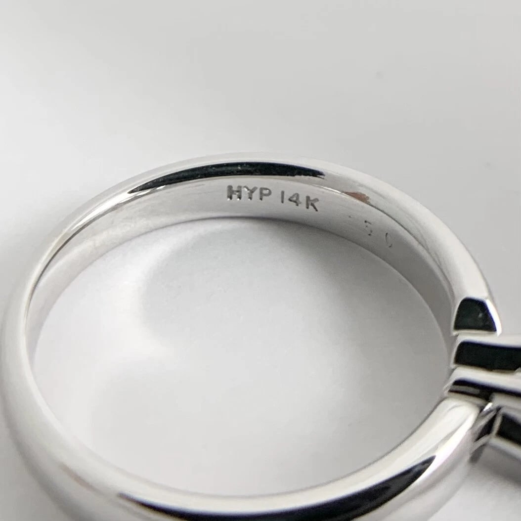 EGL Certified Princess Solitaire Diamond Engagement Ring 14K White Gold .52 CT - 10