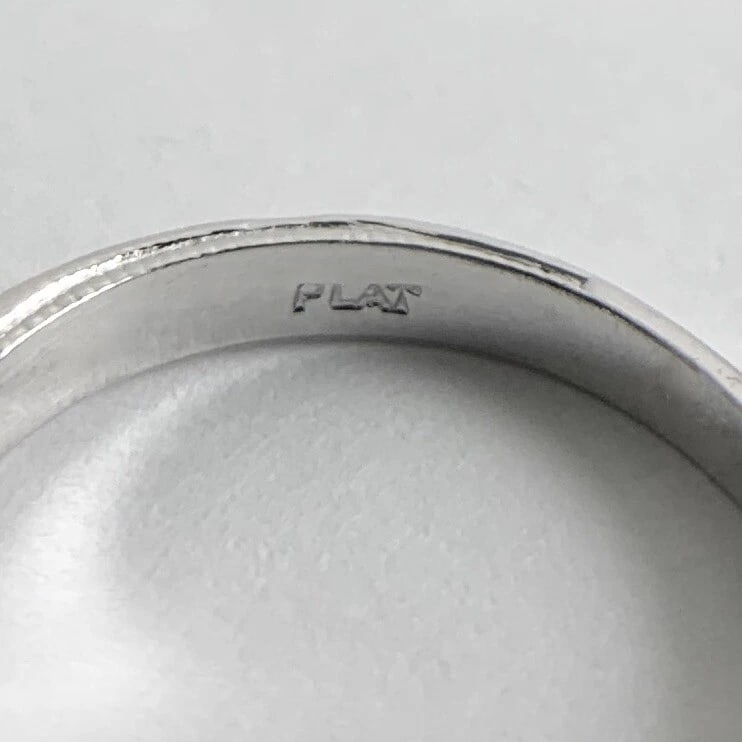 Round Diamond Milgrain Pave Textured Engagement Ring Platinum .75 CTW - 11