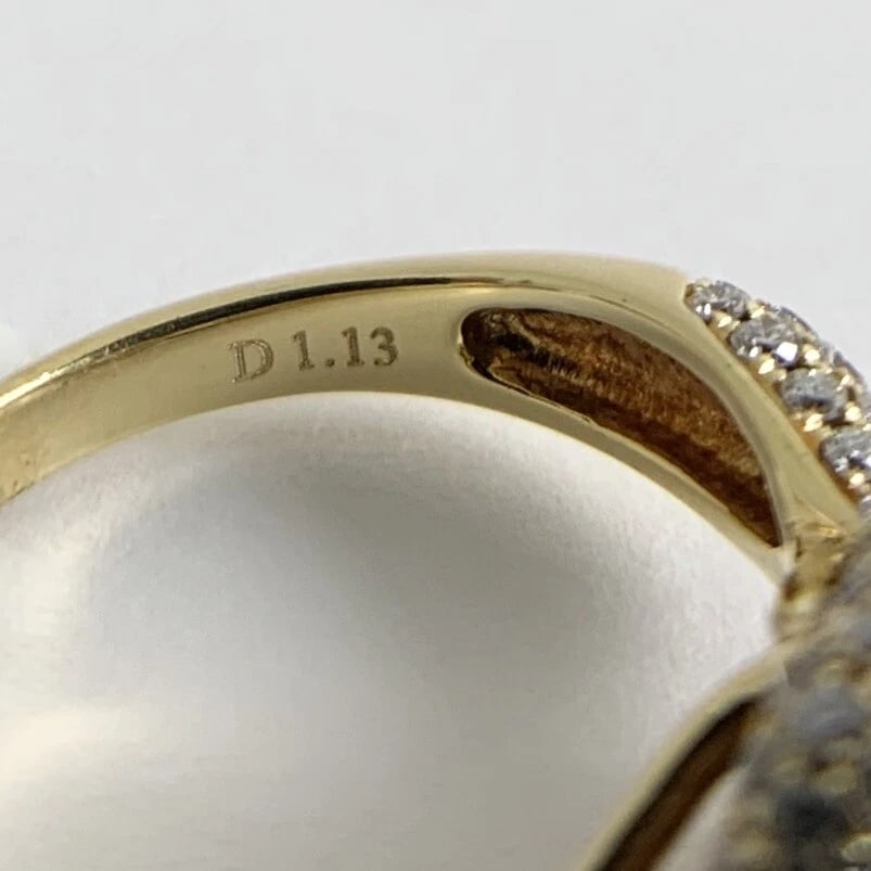 Princess Diamond Pave Halo Engagement Ring 18K Yellow Gold 2.41 CTW - 10