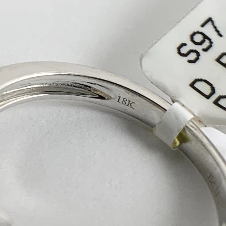 Yellow Radiant Diamond Double Halo Engagement Ring 18K White Gold 1.47 CTW - 10