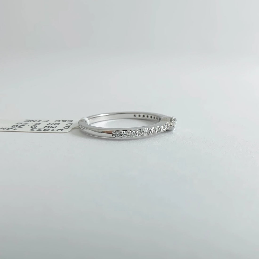 Marquise Diamond Statement Wedding Band Ring 14K White Gold, .40 CTW, 2.26 Grams - 11