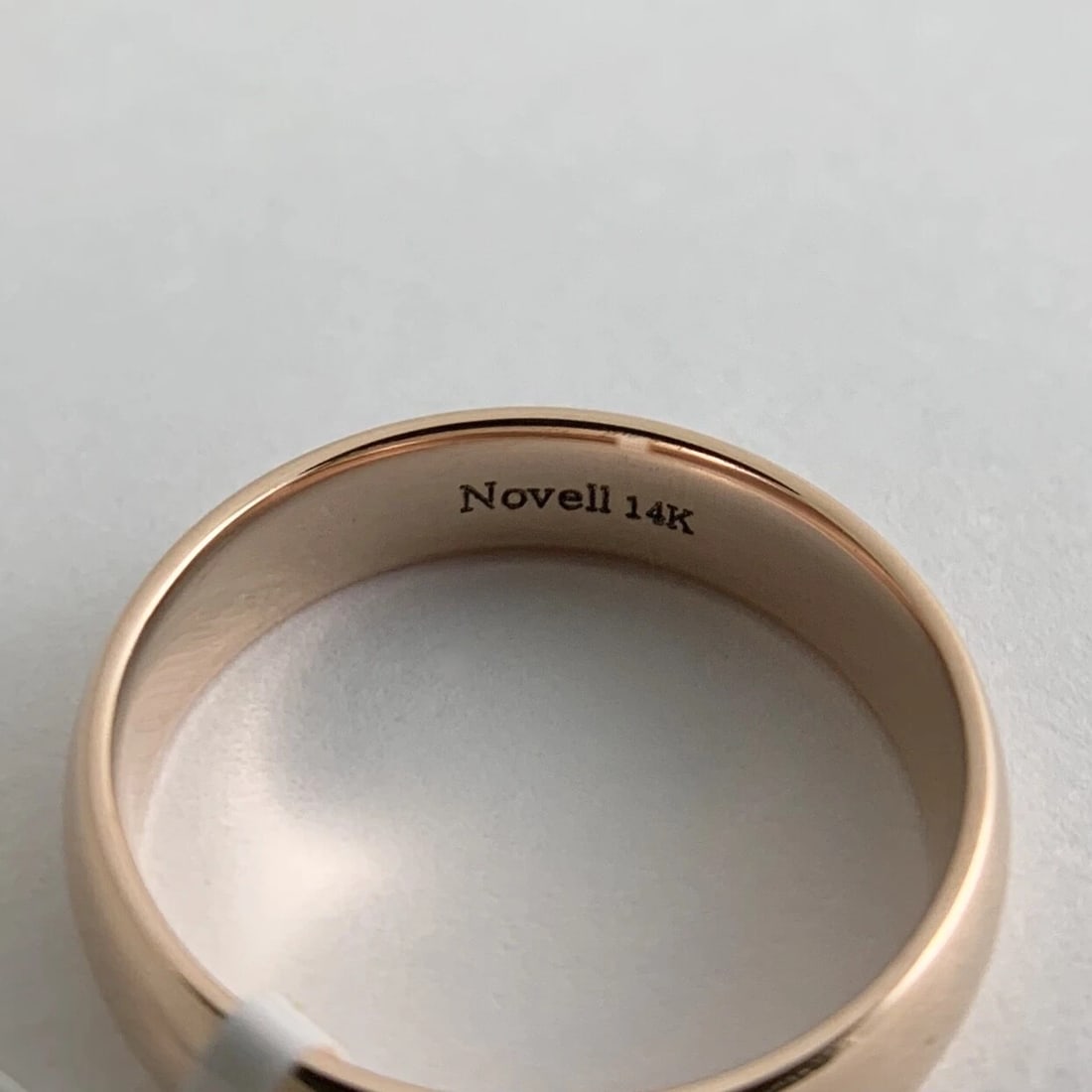 Men's Plain Wedding Band Ring 14K Pink Rose Gold Size 8, 5 mm, 4.83 Grams - 9