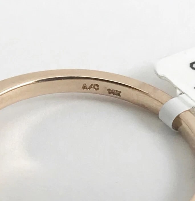 Round European Solitaire Diamond Engagement Ring 14K Pink Rose Gold .90 CT - 9