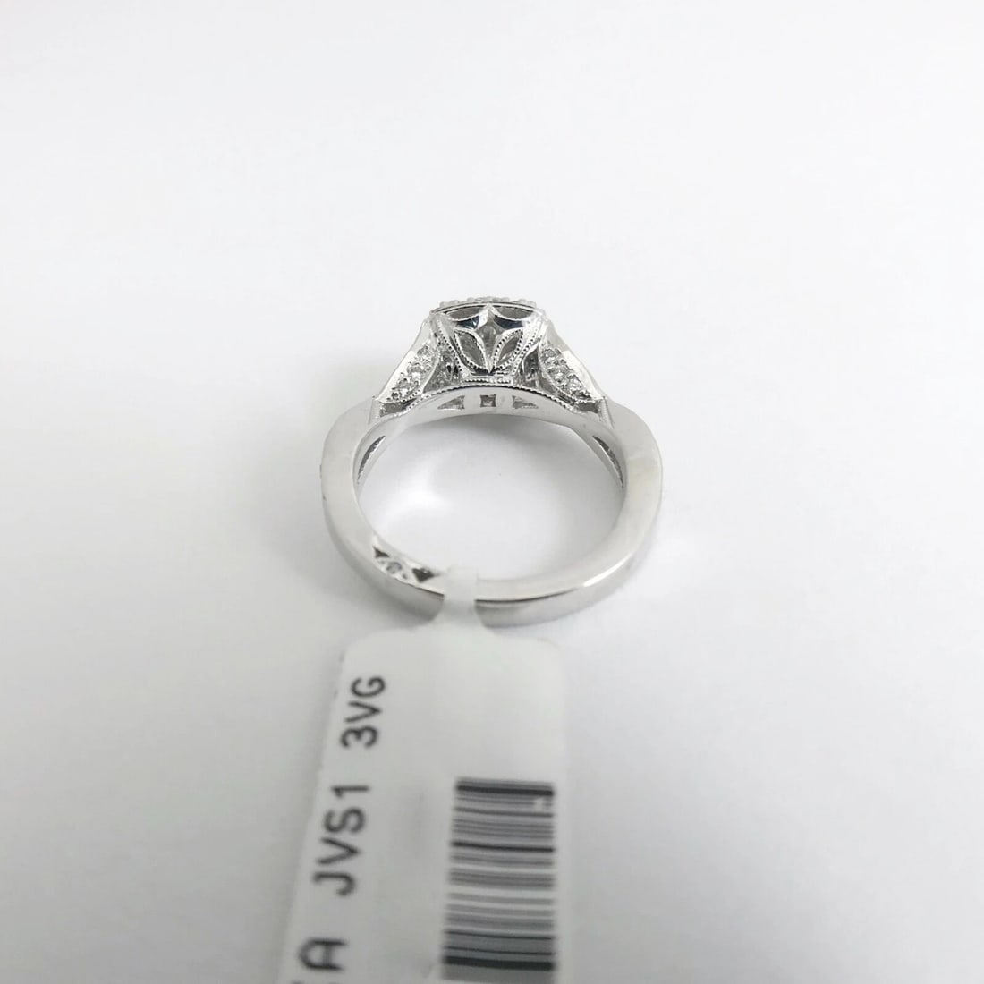 Tacori GIA Round Cushion Halo Diamond Engagement Ring 18K White Gold 1.98 CTW - 10