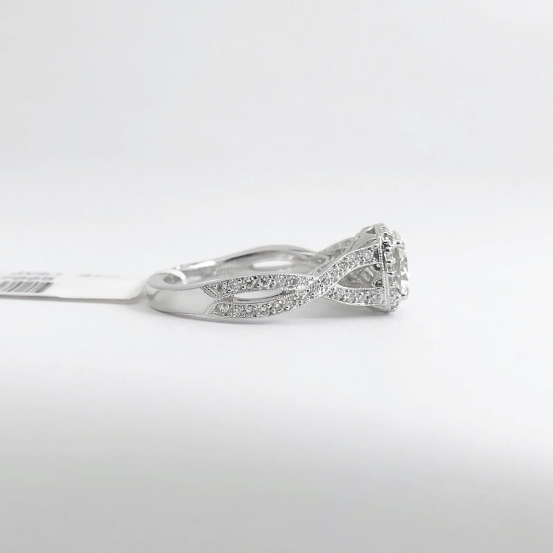 Tacori GIA Round Cushion Halo Diamond Engagement Ring 18K White Gold 1.98 CTW - 9