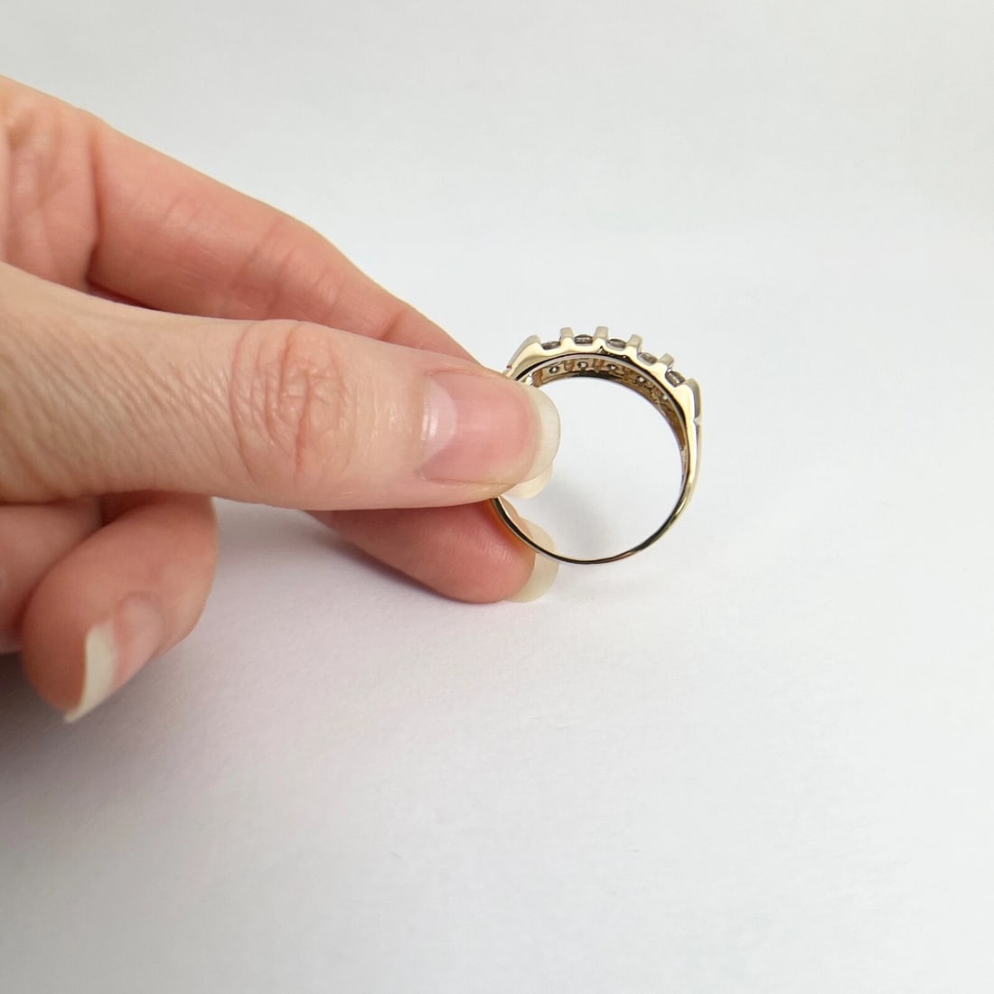 Men's Champagne Diamond Gemlock-Set Ring 14K Yellow Gold, 2.30 CTW, 7.90 Grams - 3