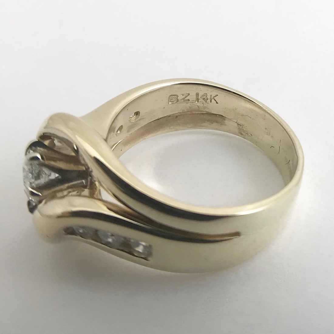 Marquise Diamond Engagement Ring in 14K Yellow Gold, .40 CTW, 6.31 Grams - 13