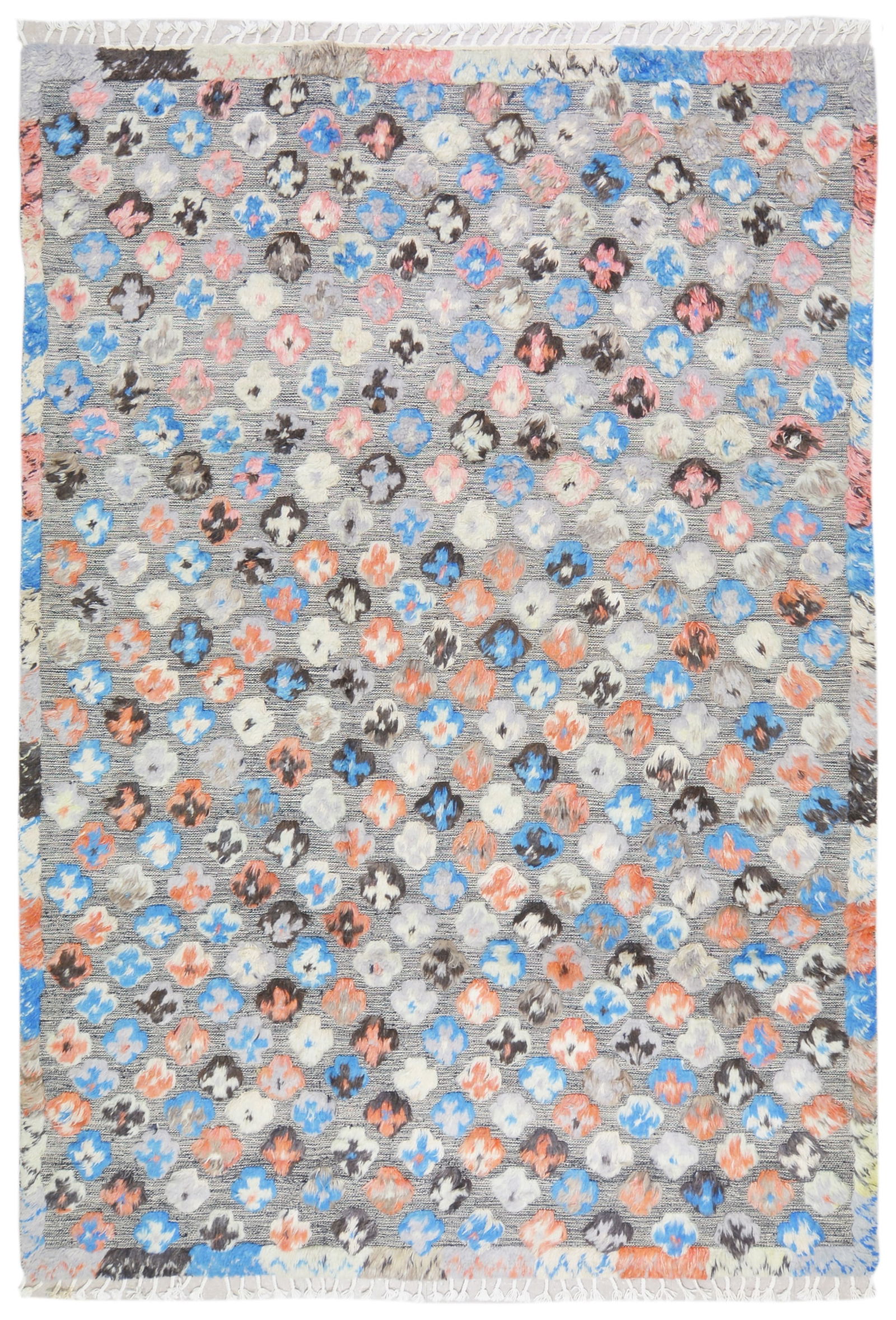 HAND KNOTTED WOOL MOROCCAN RUG (1 of 6)
