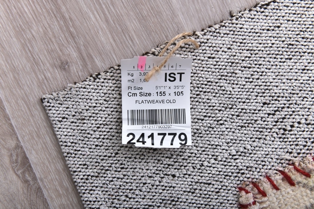 3'5'' x 5'1'' Turkish Flatweave Kilim Rug - 241779 - 13