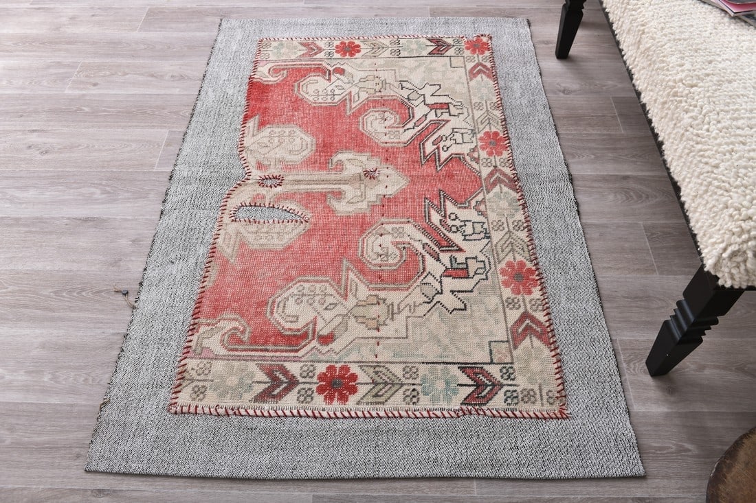 3'5'' x 5'1'' Turkish Flatweave Kilim Rug - 241779 - 3