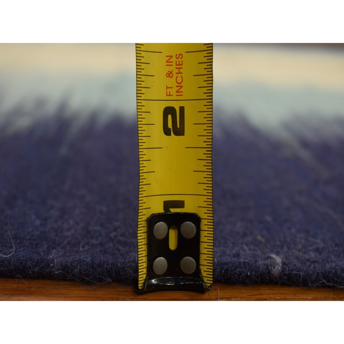 Ivory, Flat Weave Afghan Kilim Modern Design, Hand Woven 100% Wool Rug - 6