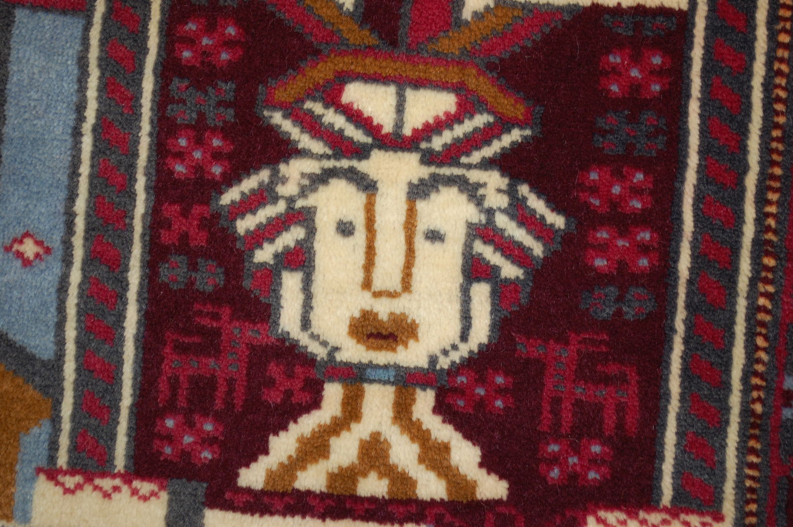 PERSIAN BALOUCHI RUG 3'6" x 4' - 12