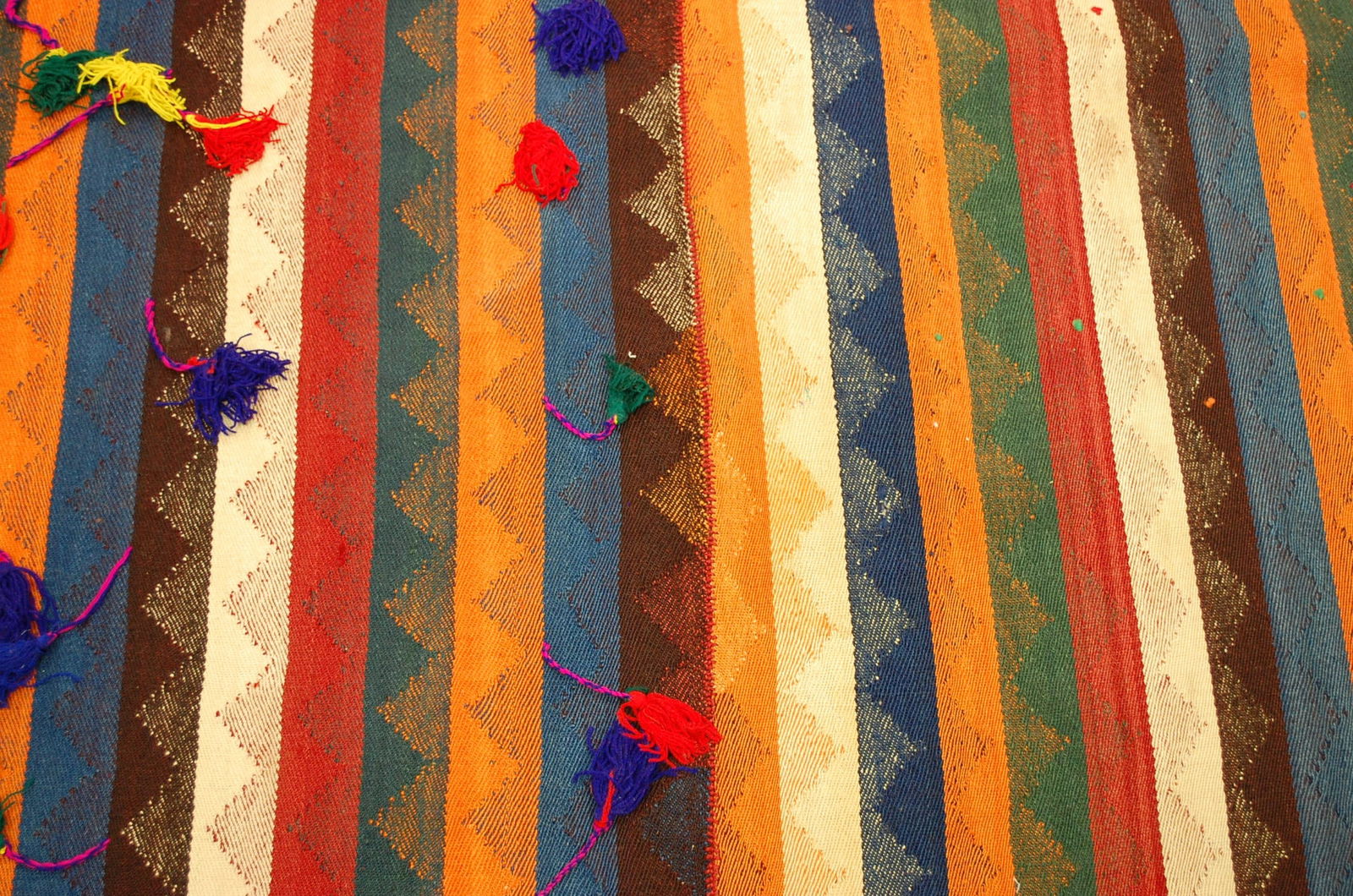 CAUCASIAN JAJIM KILIM RUG 5' x 9' - 7