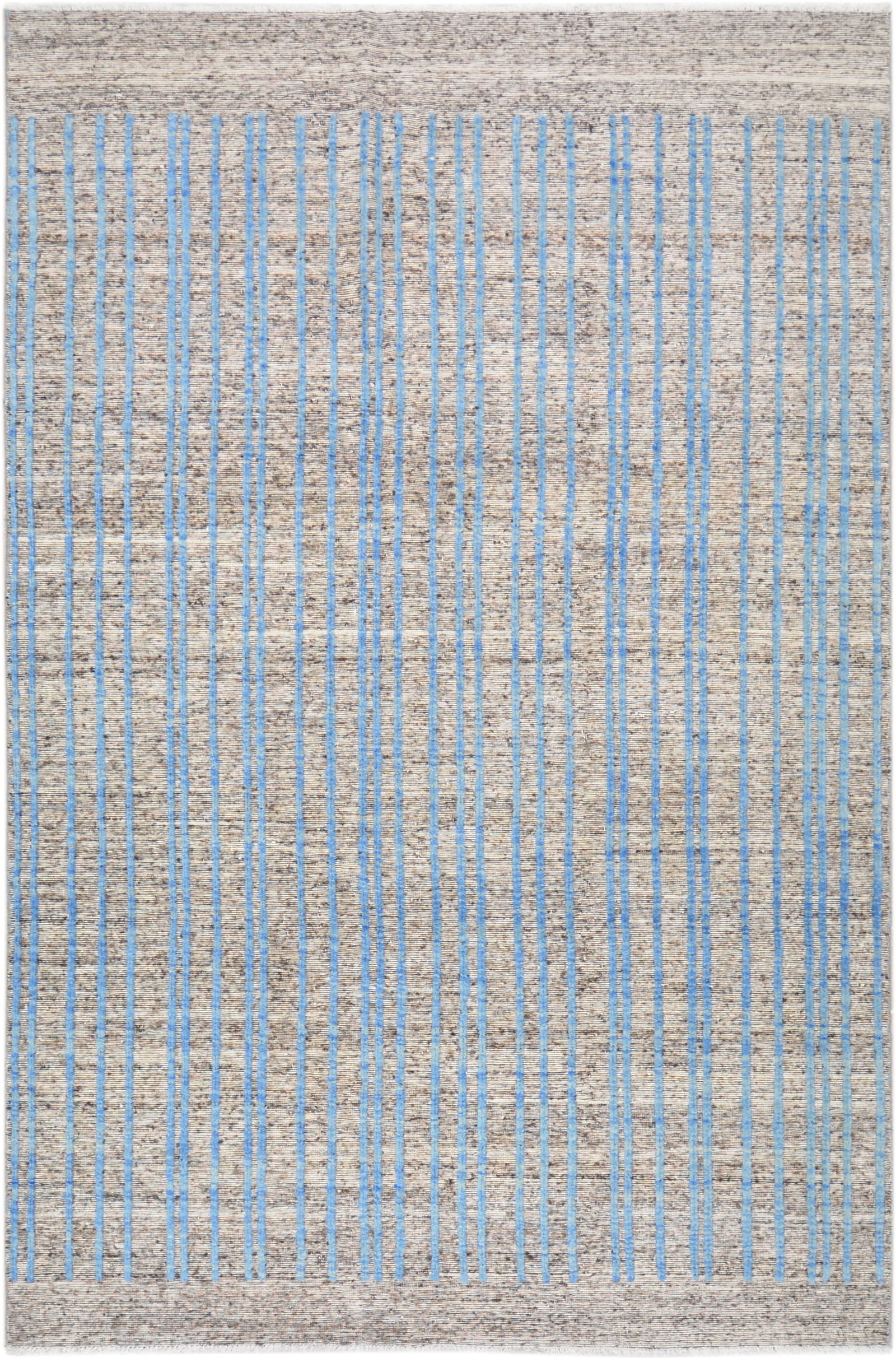 HAND KNOTTED WOOL ALEPH RUG: Title:HAND KNOTTED WOOL ALEPH RUG Dimensions:6'7X10'1 Age:NEW Origin:MOROCCAN Reserve: $1,875.00 Shipping: Domestic: Shipping rates are determined by destination International: Foreign ship
