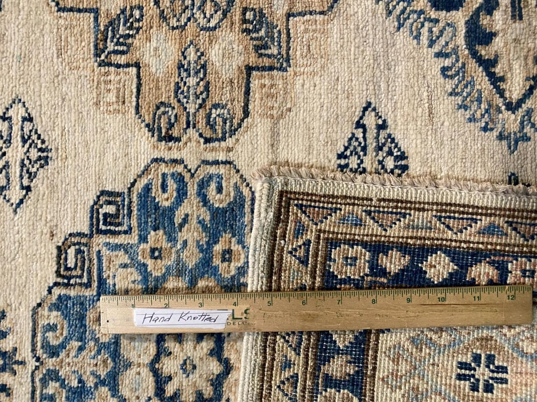 FINE HAND SUPER KAZAK RUG 5'.2"X6'.8" - 9