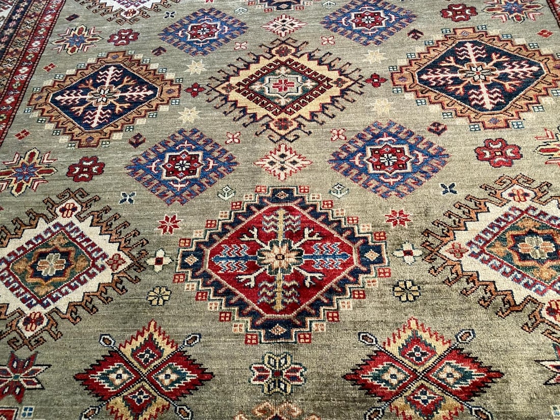 EXQUISITE FINE SUPER KAZAK RUG 8'.3"x10'.2" - 3