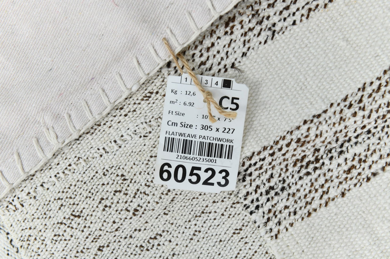 7'5'' x 10'0'' Turkish Flatweave Kilim Rug - 60523 - 20