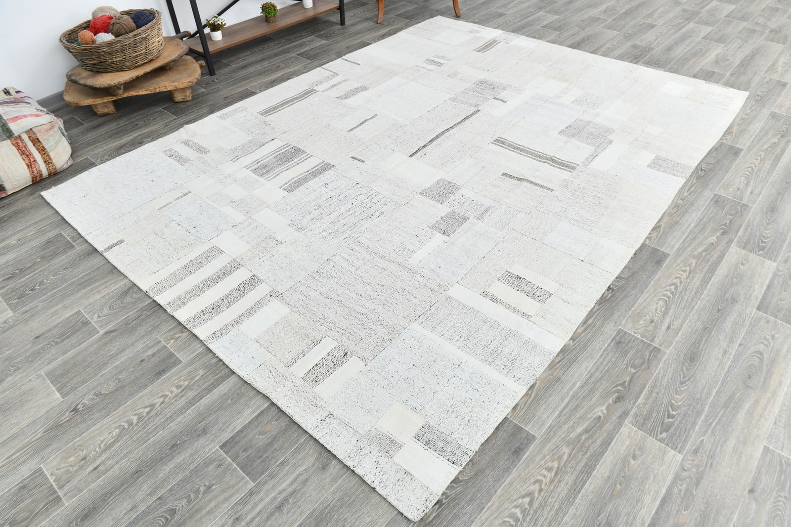 7'5'' x 10'0'' Turkish Flatweave Kilim Rug - 60523 - 4