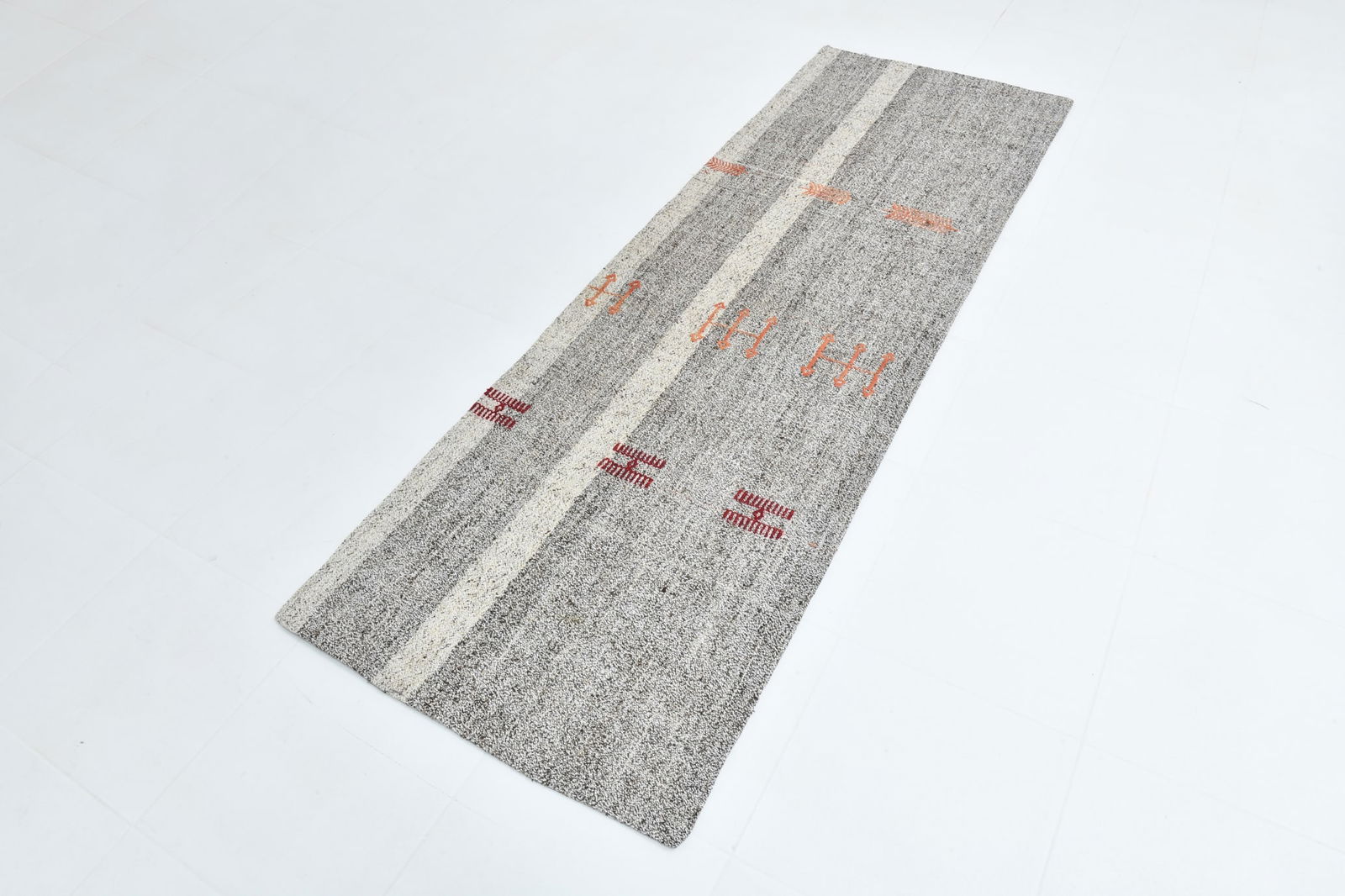 2'7'' x 7'11'' Turkish Flatweave Kilim Rug - 60643 - 3