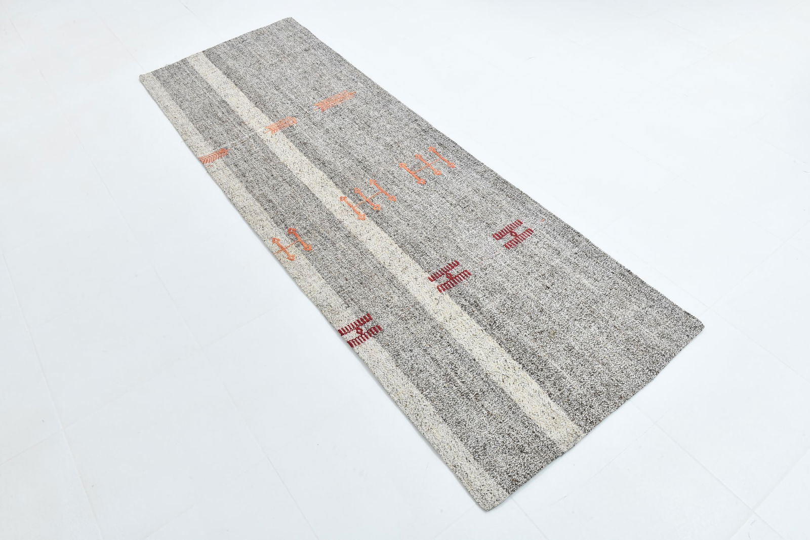 2'7'' x 7'11'' Turkish Flatweave Kilim Rug - 60643 - 4