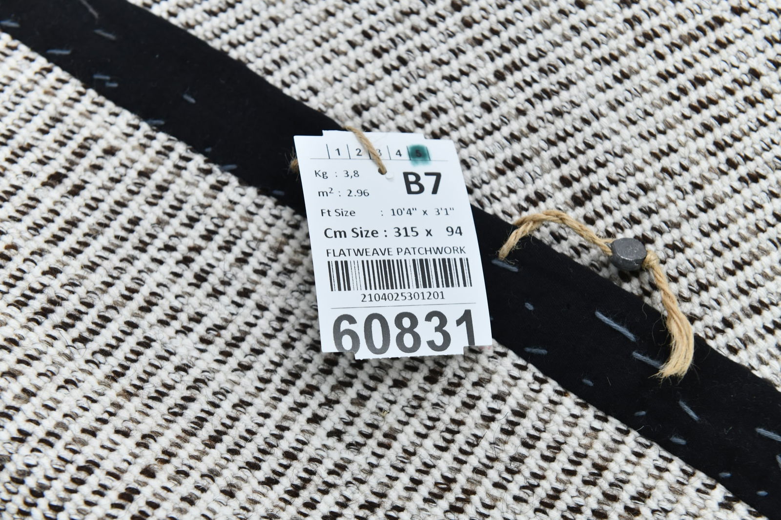 3'1'' x 10'4'' Turkish Flatweave Kilim Rug - 60831 - 19