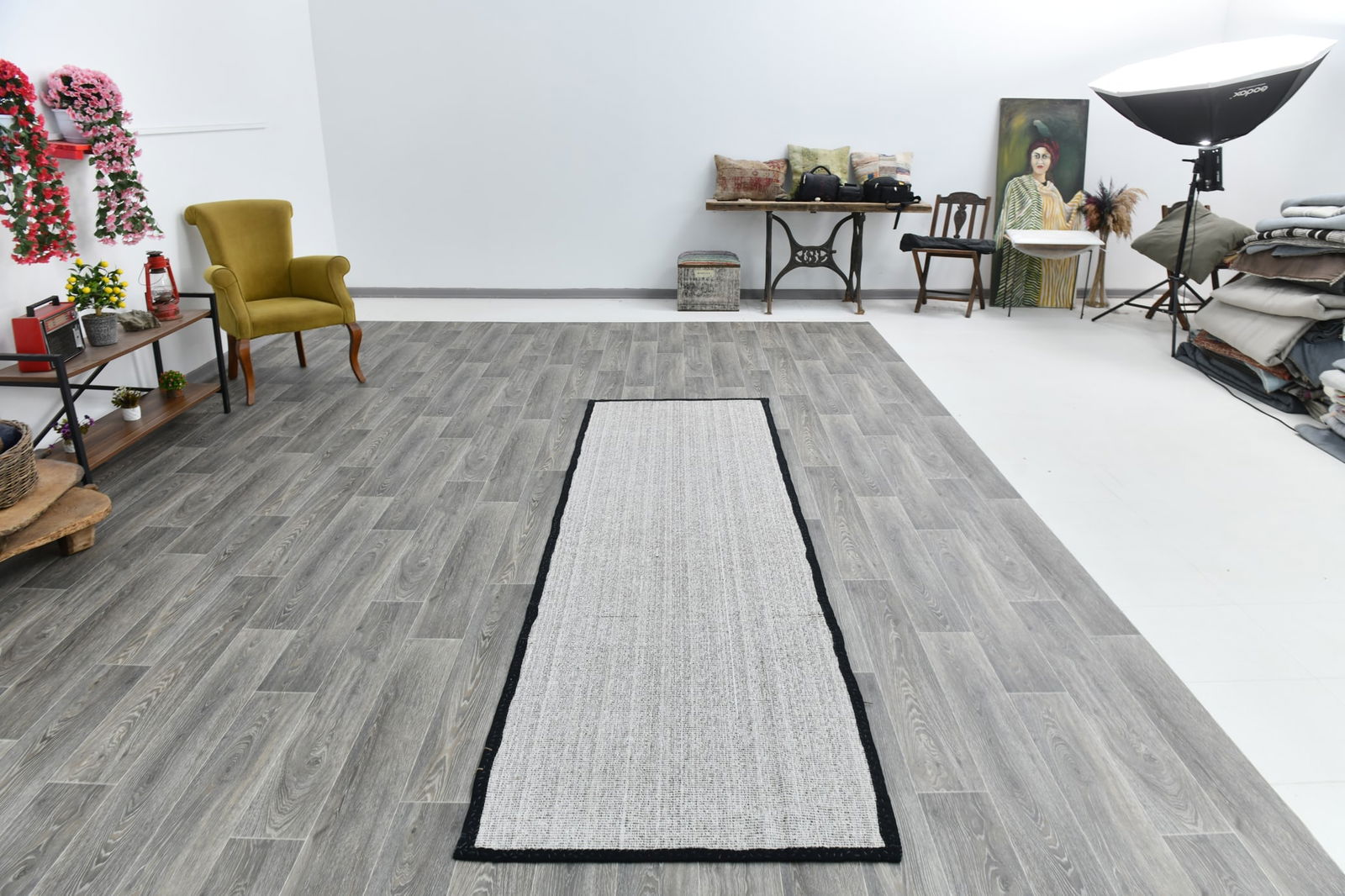 3'1'' x 10'4'' Turkish Flatweave Kilim Rug - 60831 - 8