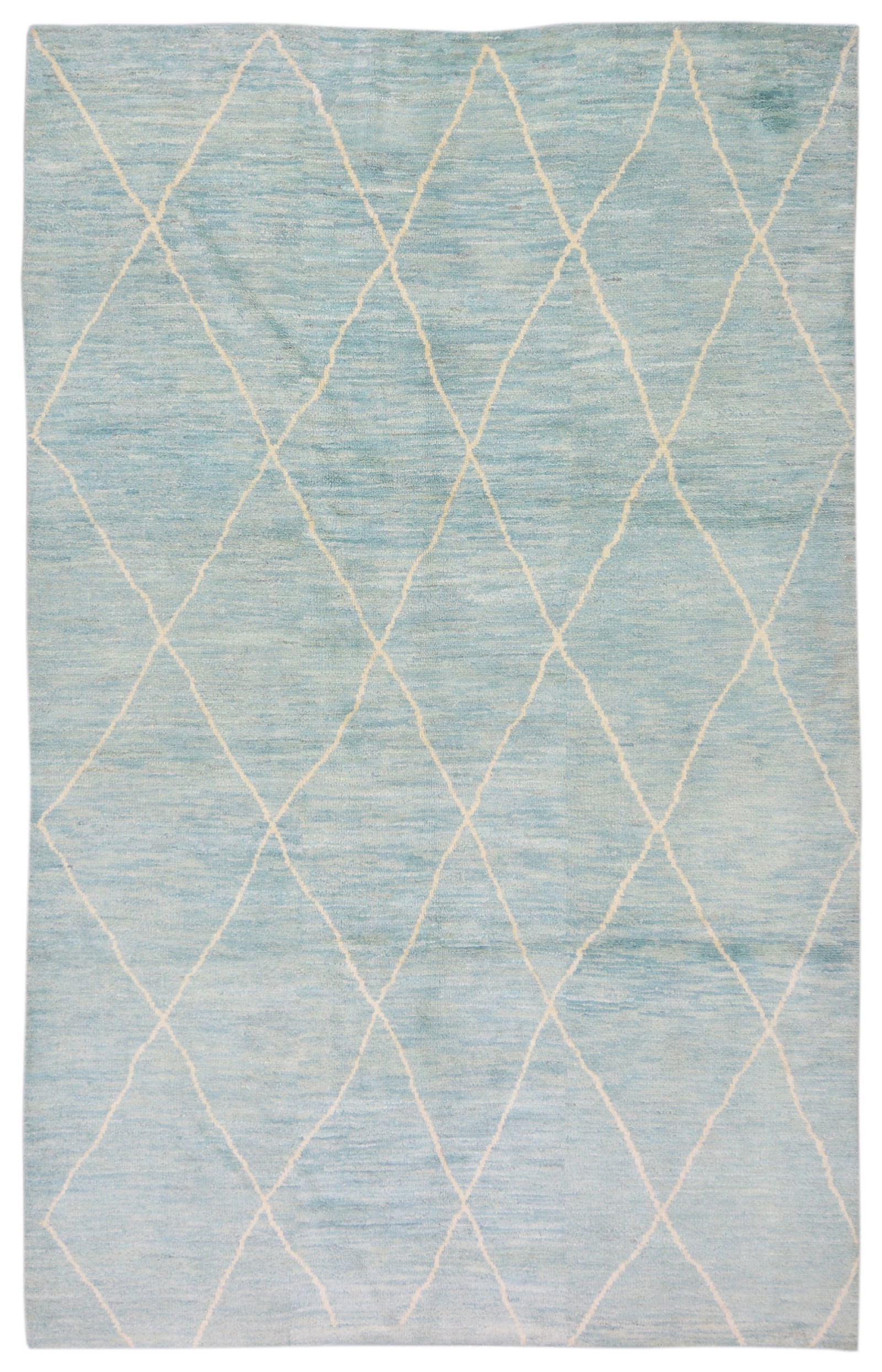 HAND KNOTTED WOOL MOROCCAN RUG (1 of 6)