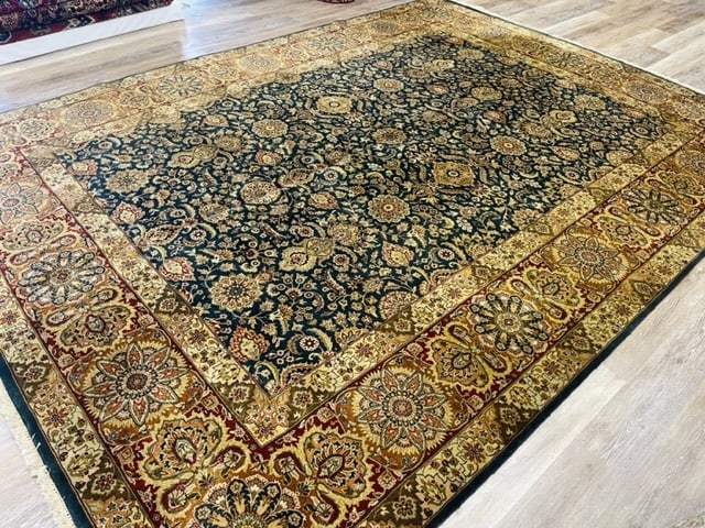 Fine Indo Persian Tabriz rug-4403 - 2