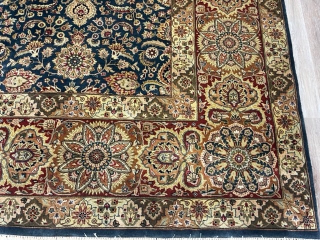 Fine Indo Persian Tabriz rug-4403 - 7