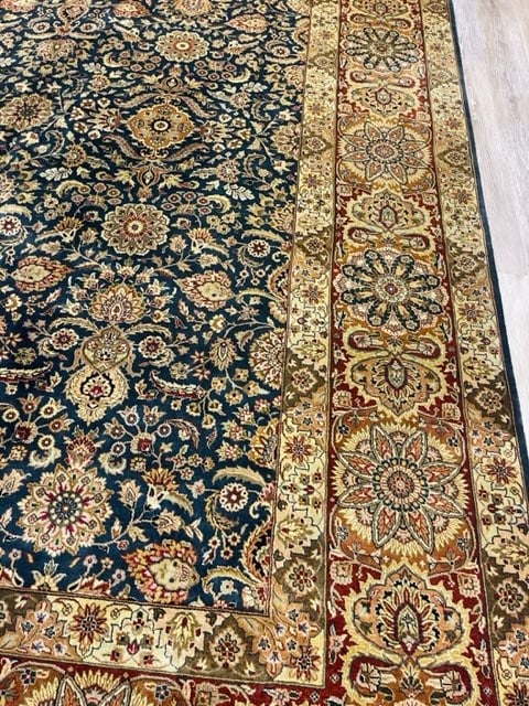 Fine Indo Persian Tabriz rug-4403 - 9