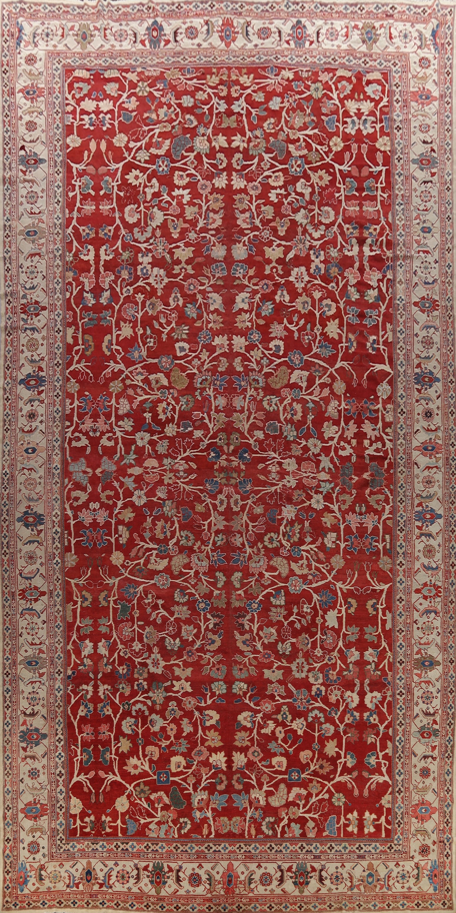 Classic Sultanabad Palace Persian Rug with Rich Colors and Delicate Details 14x24: Title:Classic Sultanabad Palace Persian Rug with Rich Colors and Delicate Details 14x24Origin:A Beautiful Genuine Iran ( Persia ) Sultanabad rug is Hand Knotted by skillful weavers in Iran ( Persia )