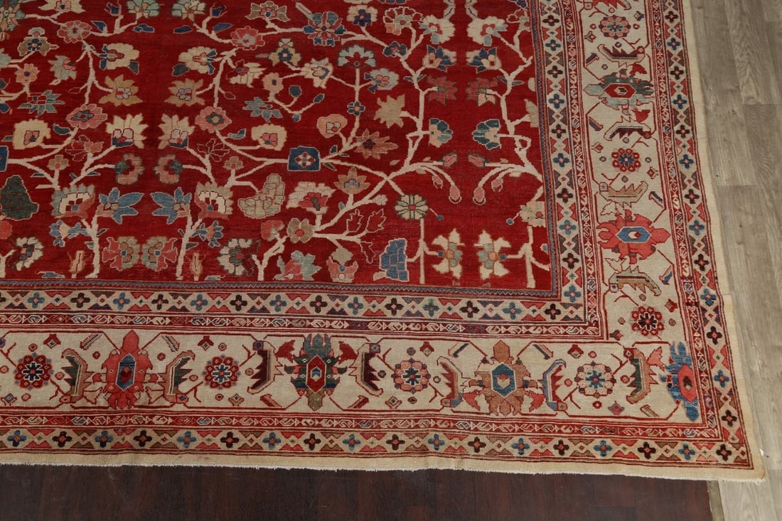 Classic Sultanabad Palace Persian Rug with Rich Colors and Delicate Details 14x24 - 5