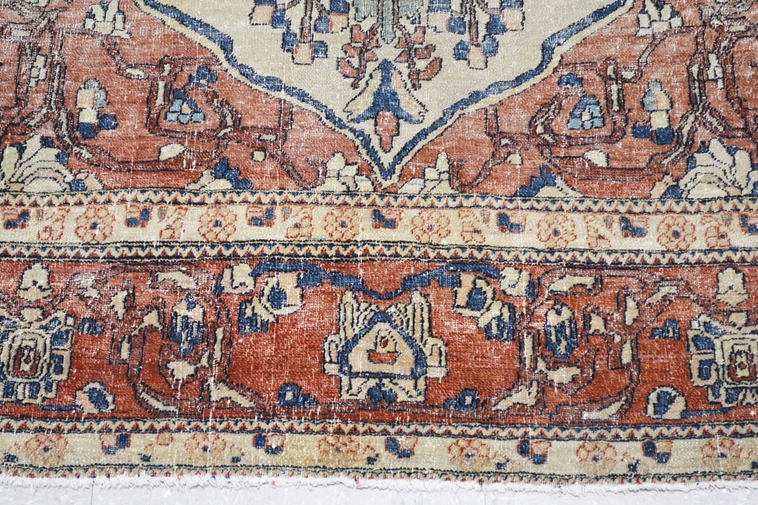 HAND KNOTTED WOOL PERSIAN RUG - 4