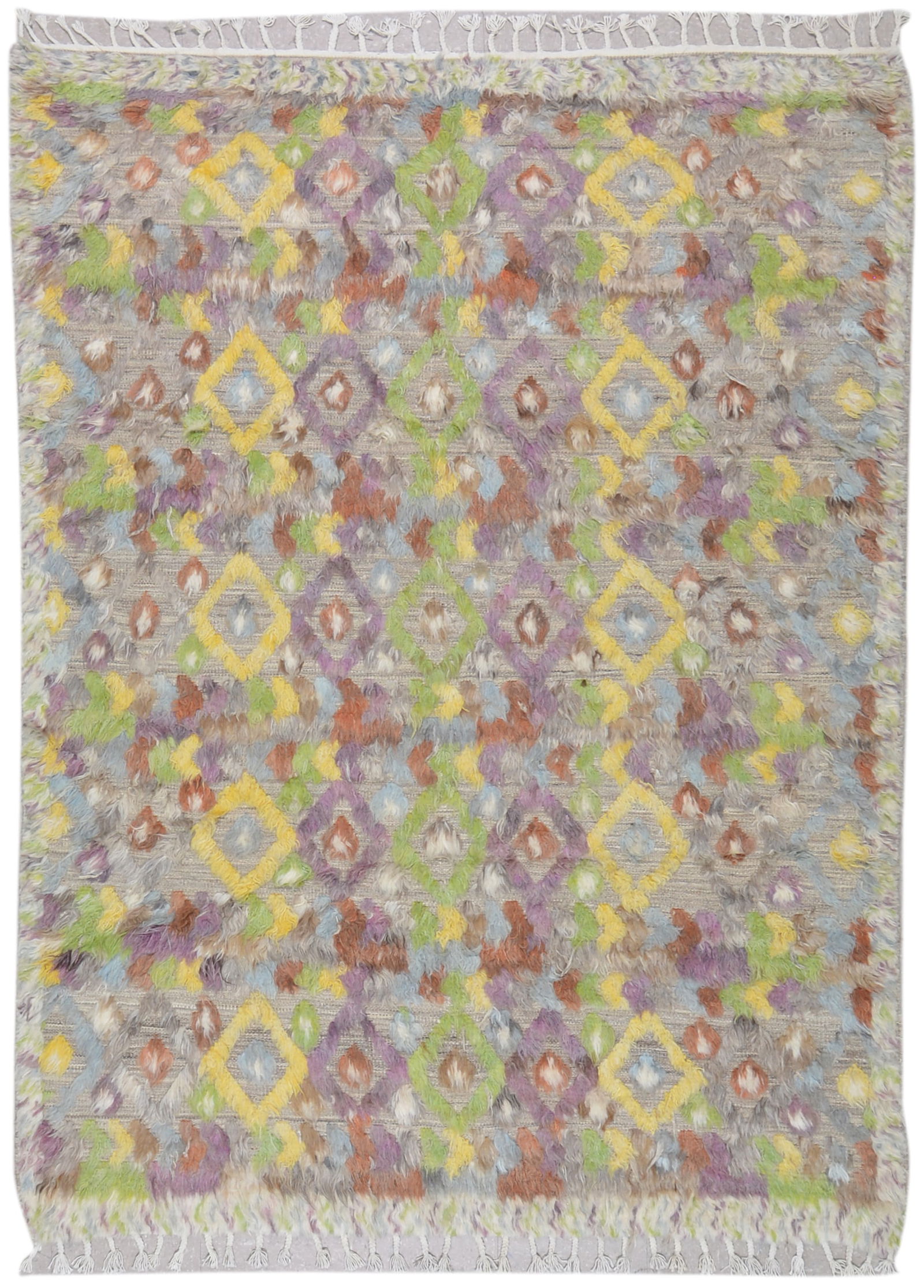 HAND KNOTTED WOOL MOROCCAN RUG (1 of 6)