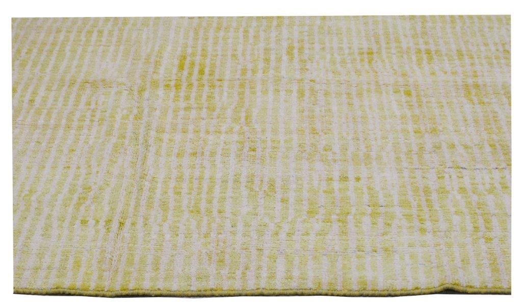 HAND KNOTTED WOOL MOROCCAN RUG - 3