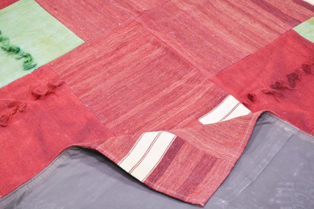 FLATWEAVE WOOL KILIMS RUG - 4