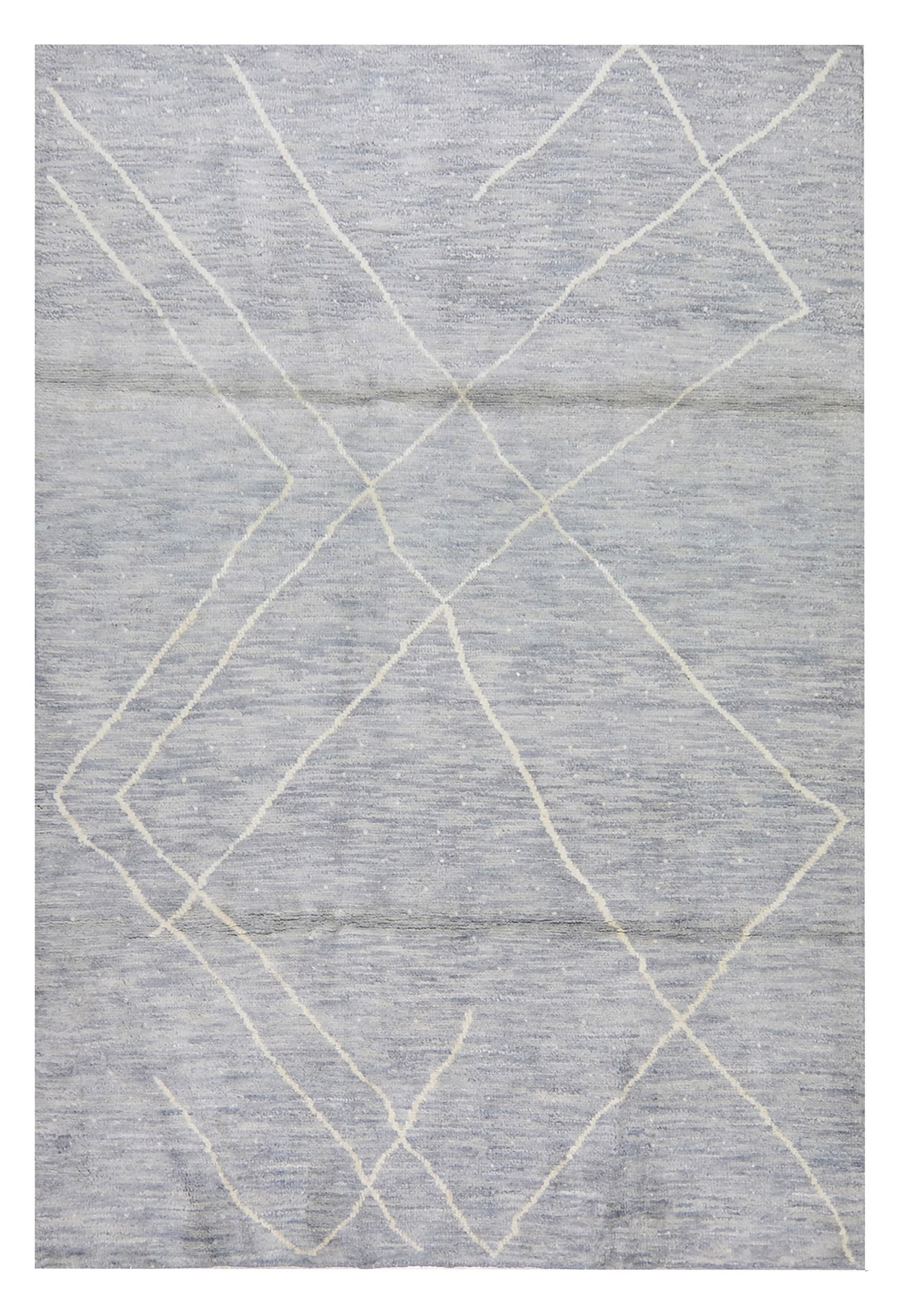 HAND KNOTTED WOOL MOROCCAN RUG (1 of 4)