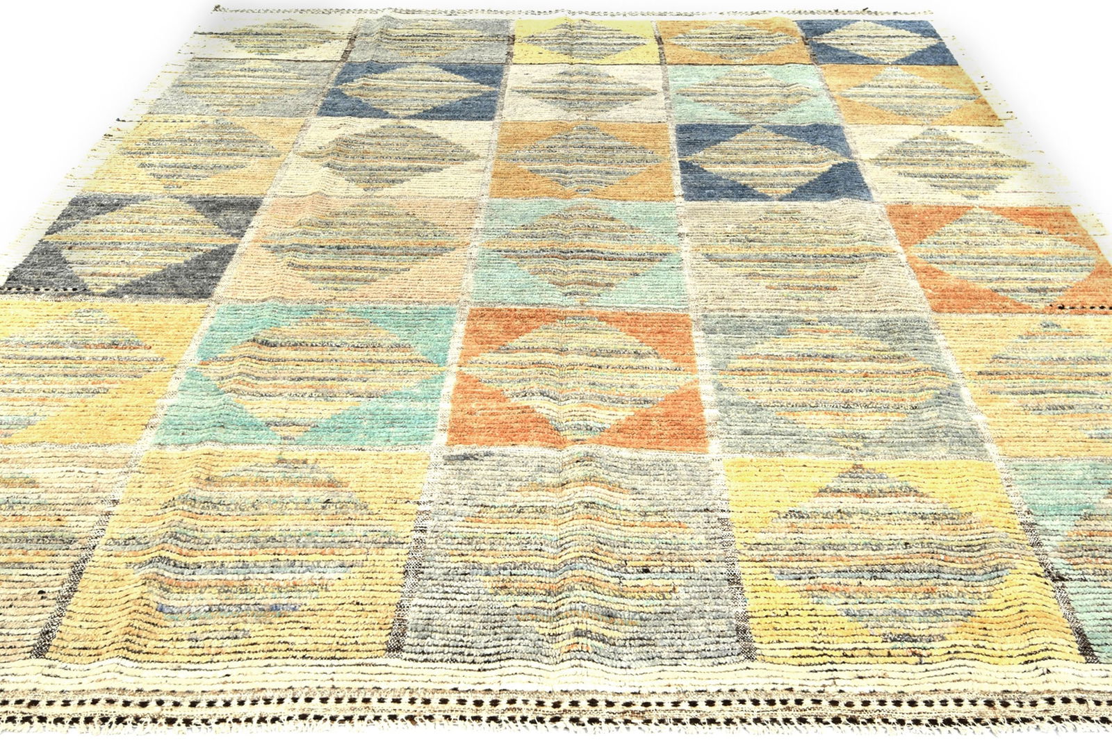 Multicolored Tribal Modern 8X10 Moroccan Style Oriental Rug - 2