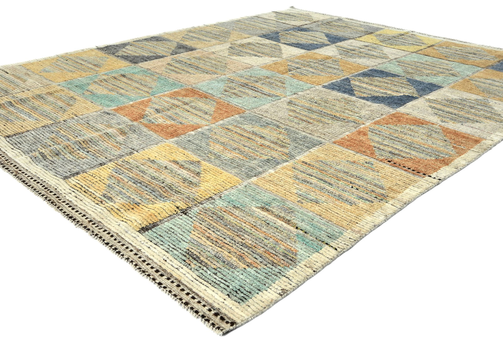 Multicolored Tribal Modern 8X10 Moroccan Style Oriental Rug - 3